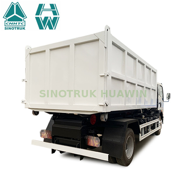 SINOTRUK 4X2 Hook lift Arm Garbage Truck