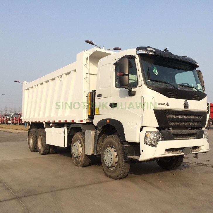SINOTRUK A7 8X4 Dump Truck with Front Tipping