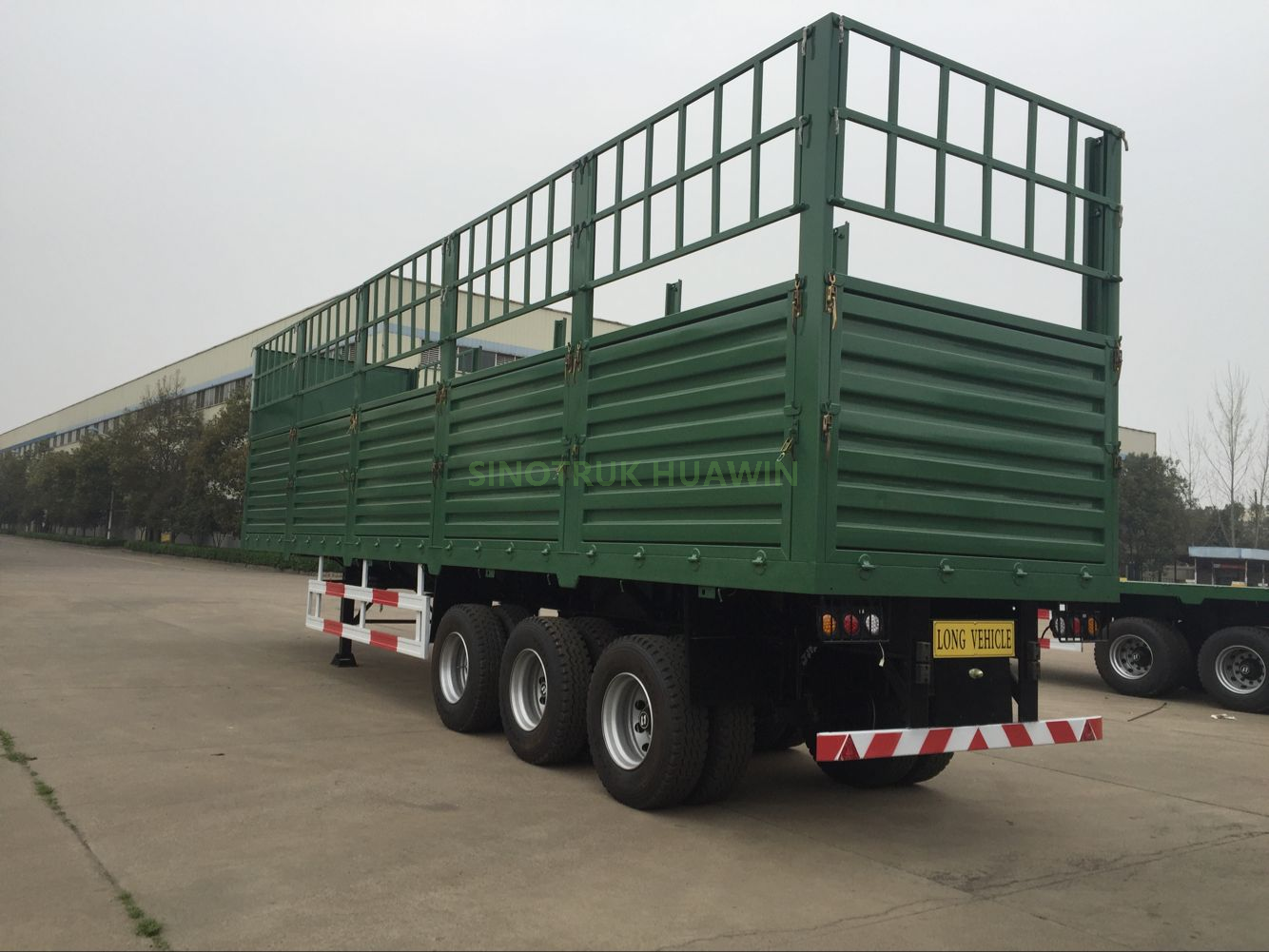 SINOTRUK High Quality 3 Axle Storehouse Semi Trailer for Africa