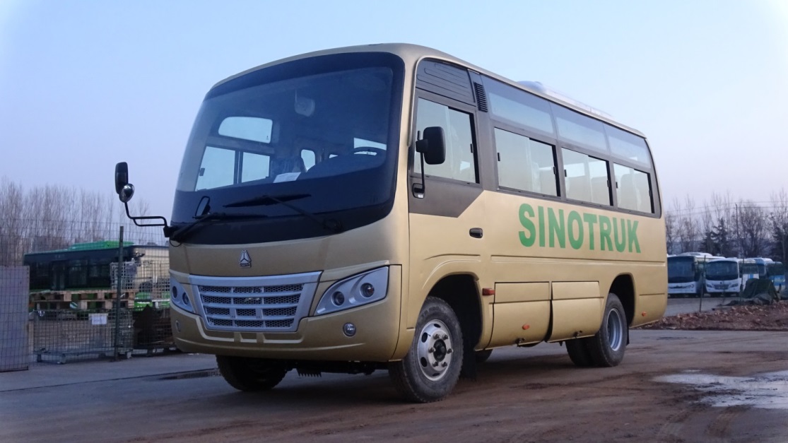 Sinotruk 6 Meters City Bus CNG Engine